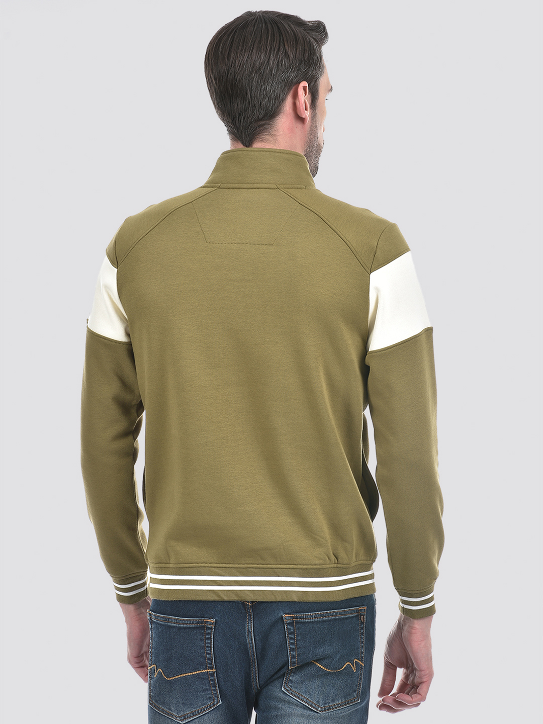 Numero Uno Men Color Block Multicolor Sweat Shirt